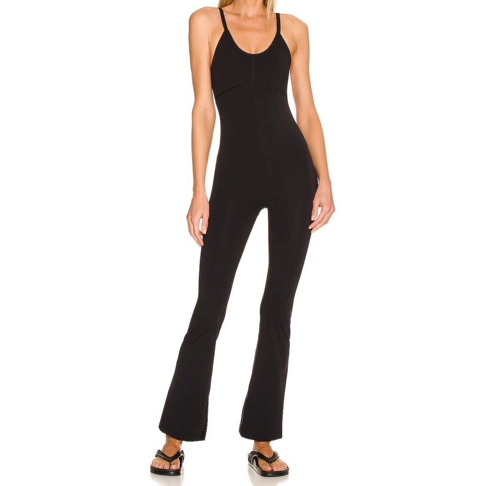 NWT FREE PEOPLE FP Movement Women's  All Star Jumpsuit  M Black